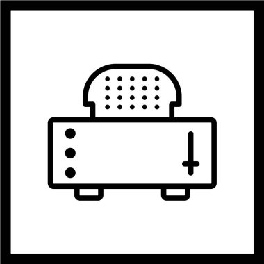 tost makinesinin vektör çizimi