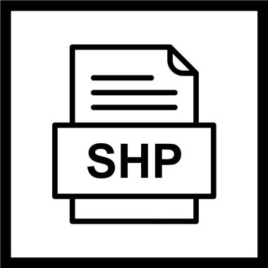 dosya biçimi simgesi, vektör illüstrasyonu