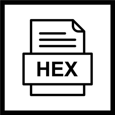 dosya biçimi simgesi, vektör illüstrasyonu