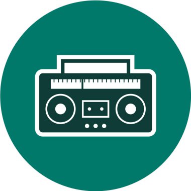 Müzik simgesinin vektör illüstrasyonu