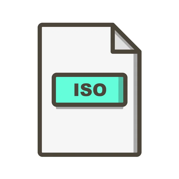 File Format Icon Vector Illustration — Stock Vector