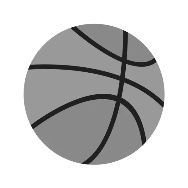 Basketball Ball Ikone Vektor Illustration — Stockvektor