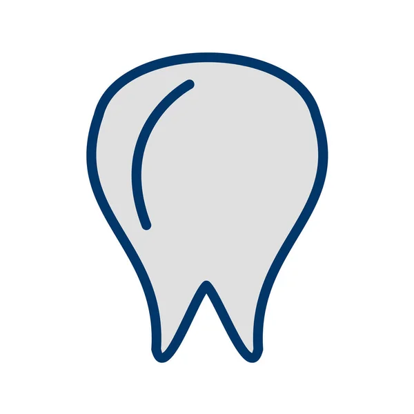 Icono Del Diente Símbolo Cuidado Dental Ilustración Vectorial — Archivo Imágenes Vectoriales