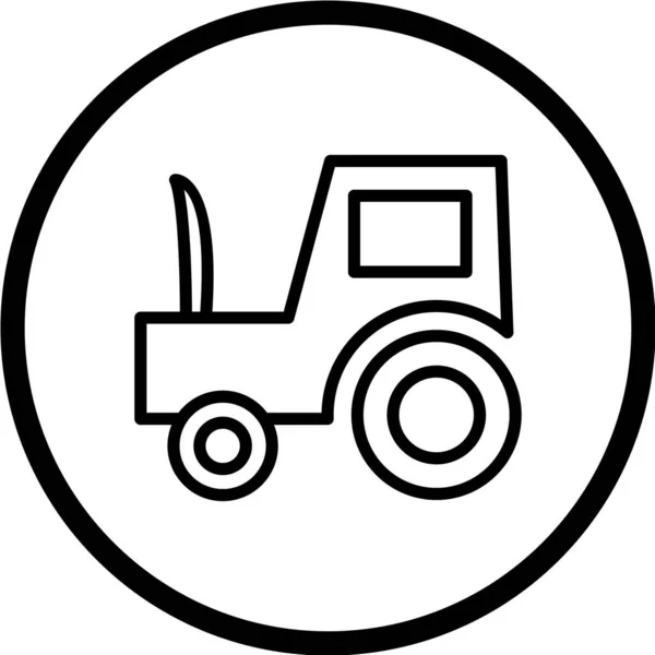 Ícone Transporte Ilustração Vetorial — Vetor de Stock