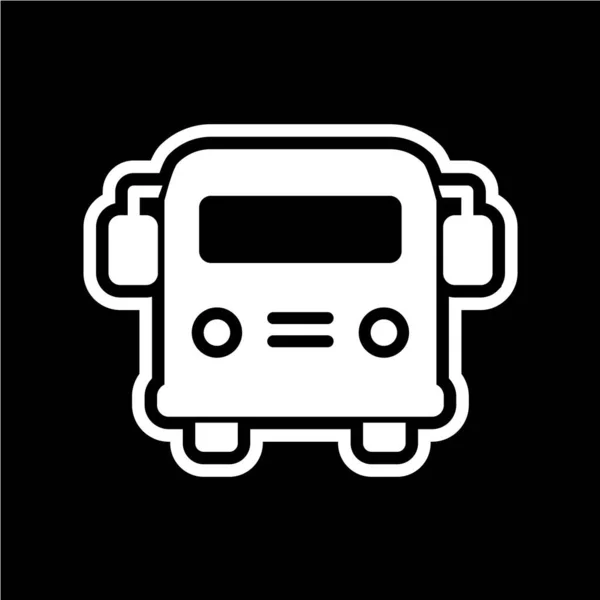 Bus Icon Vektor Illustration — Stockvektor