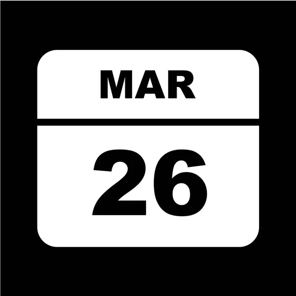 Calendar Sign Icon White Background Vector Illustration — Stock Vector