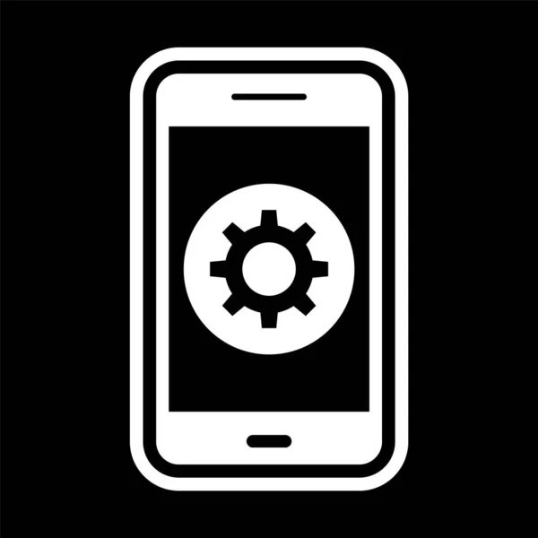 Mobiele Applicatie Icoon Instellen Trendy Stijl Geïsoleerde Achtergrond — Stockvector