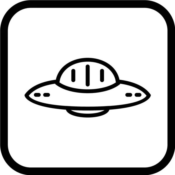 Ikona Ufo Ilustracja Wektora — Wektor stockowy