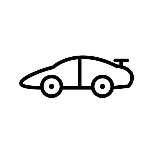 Een Auto Icoon Vectorillustratie — Stockvector