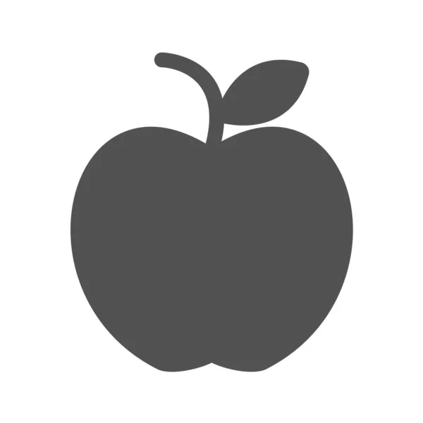Apple Icon Vector Illustration — Stock Vector