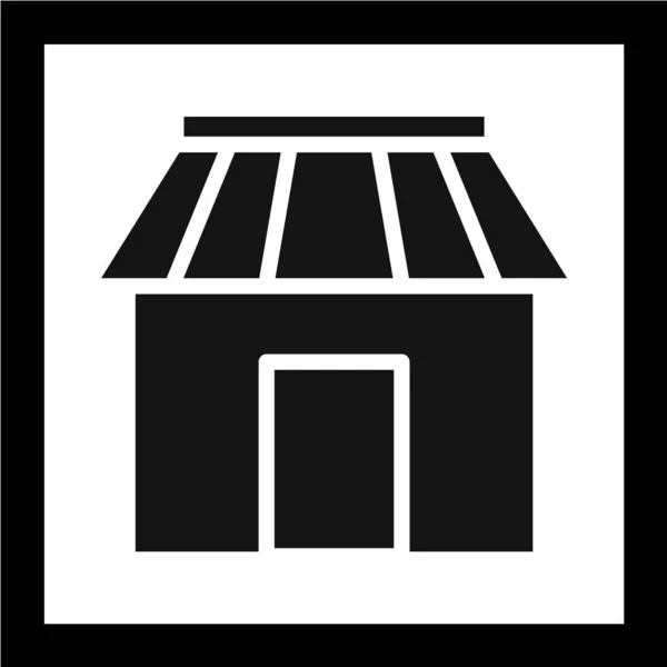 Shop Icon Vektor Illustration — Stockvektor