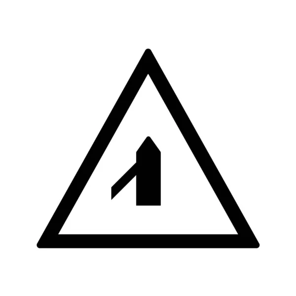 Иконка Дорожного Знака Векторная Иллюстрация — стоковый вектор