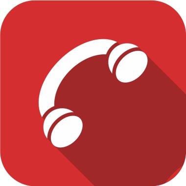 Modern müzik simgesinin vektör illüstrasyonu