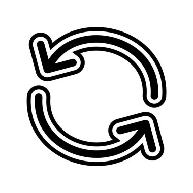 Simgeyi Moda Biçiminde Tecrit Edilmiş Arkaplanda Yeniden Yükle