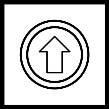 ok simgesi, vektör illüstrasyonu