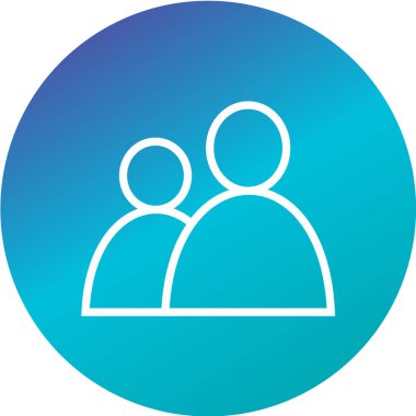 kullanıcı simgesi, vektör illüstrasyonu. düz tasarım biçimi