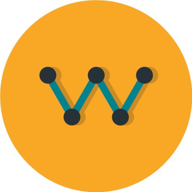 Bilim yassı vektör simgesi