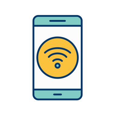 Mobil Uygulamalar konsept vektör çizimi beyaz arkaplan üzerinde 