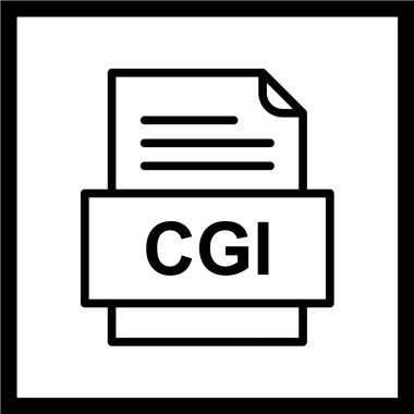 dosya biçimi simgesi, vektör illüstrasyonu