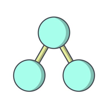 Multimedya düz simgesi beyaz arkaplanda izole edildi