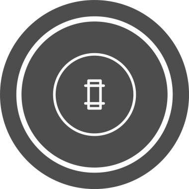 Cricket Ground Simgesi Moda Tarzı İzole Arkaplan