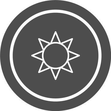 hava simgesi tasarımı, vektör illüstrasyon eps10 grafiği