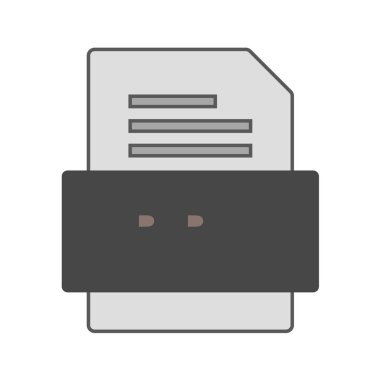 dosya biçimi vektör illüstrasyonuName