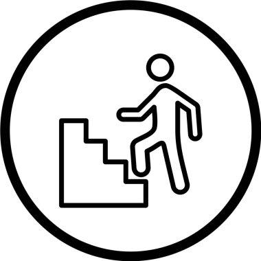 Yol simgesi illüstrasyonu izole vektör işareti