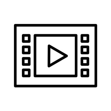 oyuncu vektör illüstrasyonu, basit simge