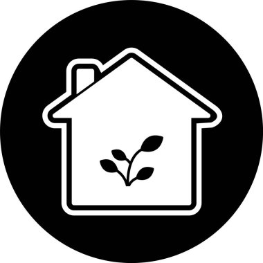  Bitki Evi Simgesi Moda Tarzı Tarzı İzole Arkaplan