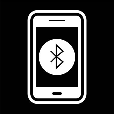  Mobil Bluetooth Uygulama Simgesi Moda Tarzı İzole Arkaplanda