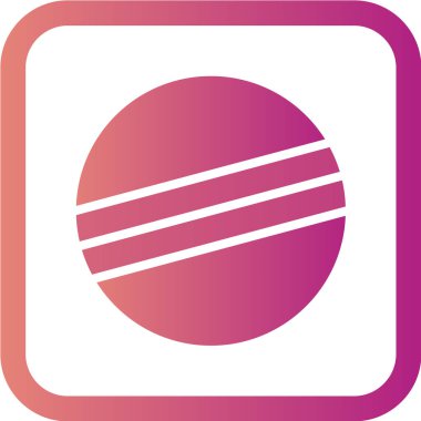 Pembe şeker ikonunun vektör illüstrasyonu