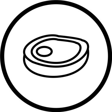 Gıda Web ikonu vektör illüstrasyonu