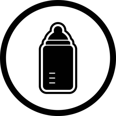 Bebek Besleyici Simgesi Moda Tarzı İzole Arkaplan