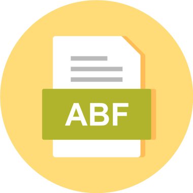 dosya biçimi simgesi, vektör illüstrasyonu