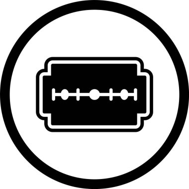 Bıçak Simgesi Moda Biçimi İzole Arkaplan