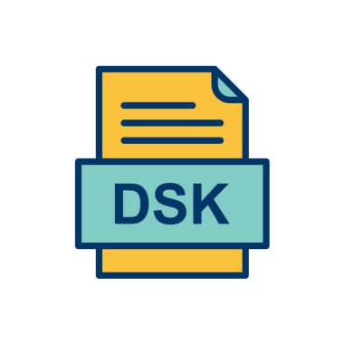 tipik dosya biçimi vektör illüstrasyonu 