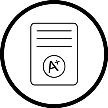 Modern eğitim ikonunun vektör illüstrasyonu