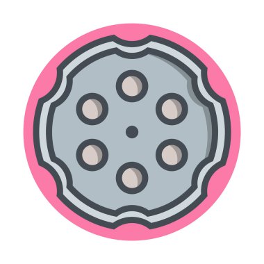 Moda Biçimli Oda Simgesi İzole Arkaplan