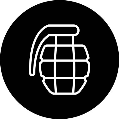 Bomba whizzbang simgesinin vektör çizimi