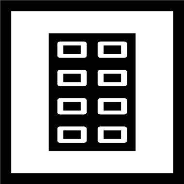 Gıda Web ikonu vektör illüstrasyonu