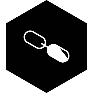 Moda Biçiminde Bağlantı Simgesi İzole Arkaplan