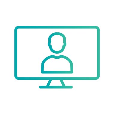 İş vektörü illüstrasyonu beyaz arkaplanda izole edildi 