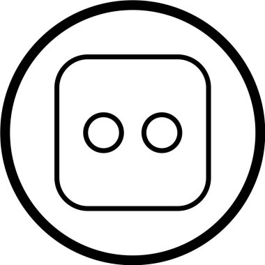 minimalist vektör illüstrasyonu, uygulama simgesi