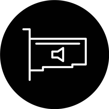 Ses simgesinin vektör illüstrasyonu 