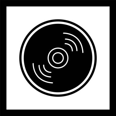 Disk Simgesini Moda Biçiminde İzole Edilmiş Arkaplanda Sıkıştır