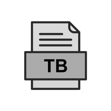 dosya biçimi simgesi, vektör illüstrasyonu