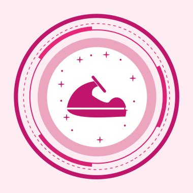 Modern b 'nin vektör illüstrasyonu noel simgesinden yoksun