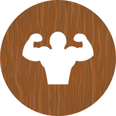 Moda Biçimli Gövde Simgesi İzole Arkaplan