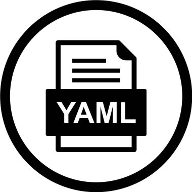 dosya biçimi simgesi, vektör illüstrasyonu